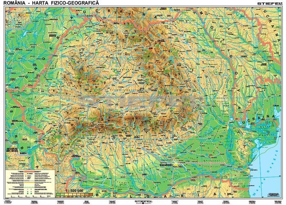 domborzati térkép románia Románia domborzati + vaktérkép DUO (román nyelvû) domborzati térkép románia
