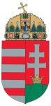 A Magyar Köztársaság címere fakerettel A4 méretben