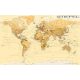 A Föld országai antik stílusú (vintage) világtérkép