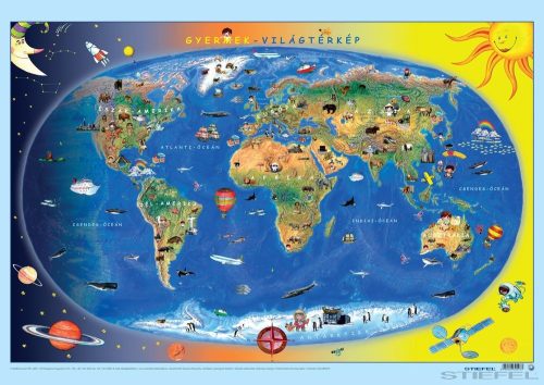 Gyerek Föld/ Gyerek Európa A3 alátét duo
