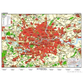 London várostérkép (angol nyelvű)