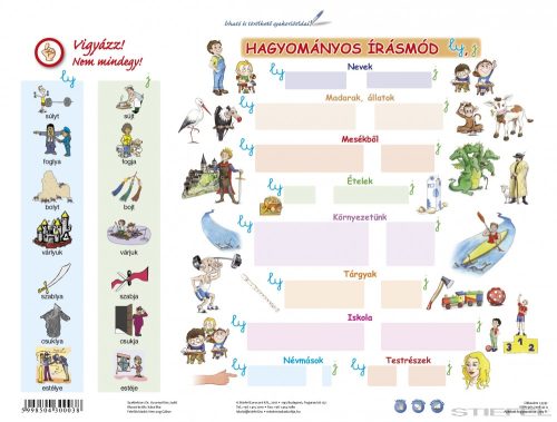 Hagyományos írásmód I. LY-J + munkaoldal tanulói munkalap