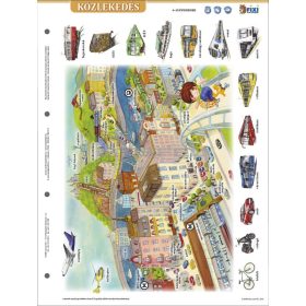 Közlekedés tanulói munkalap munkaoldallal