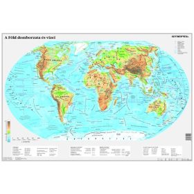 A Föld domborzata térkép könyöklő