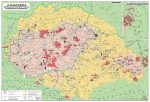 Magyar néprajzi térkép DUO könyöklő