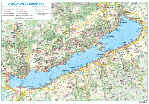 Magyarország látványtérkép / Balaton és környéke könyöklő