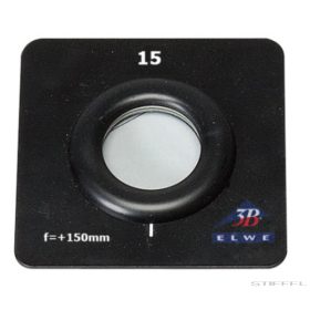 Konvex lencse, K; 150 mm