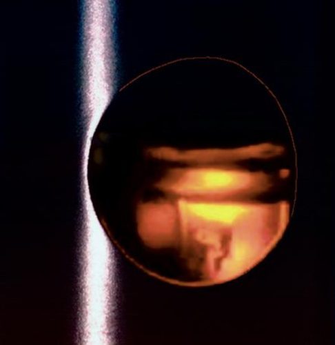 Franck-Hertz-féle cső Ne töltettel