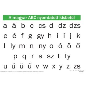 A magyar ábécé nyomtatott kisbetűi