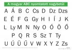A magyar ábécé nyomtatott nagybetűi