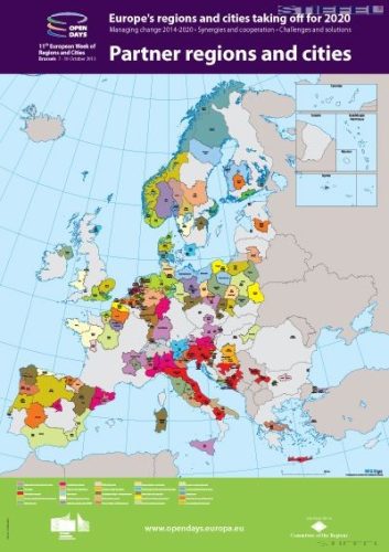 Európai Uniós térségek változása 2014-2020 fémléces 