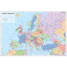 Európa politikai térképe+tematikus térképek DUO