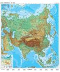 Ázsia domborzata + politikai térképe DUO