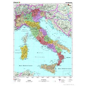 Olaszország politikai (olasz) 100 x 140 cm