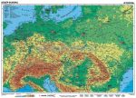 Közép-Európa, domborzati + vaktérkép DUO