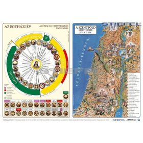   A római katolikus egyházi év és a Szentföld képes térképe