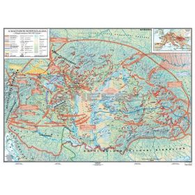 A magyarok Honfoglalása iskolai történelmi falitérkép 