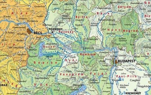 Az Osztrák-Magyar Monarchia DUO - Magyarország a dualizmus korában iskolai történelmi falitérkép