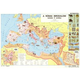   A Római Birodalom gazdasága és kultúrája iskolai történelmi falitérkép