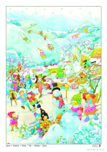 Tavasz, Nyár, Ősz, Tél évszakok és Változó világ öt részes oktatótabló csomag