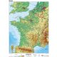Franciaország domborzati térképe (francia)