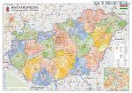   Magyarország közigazgatása térkép eltérő járás színezéssel