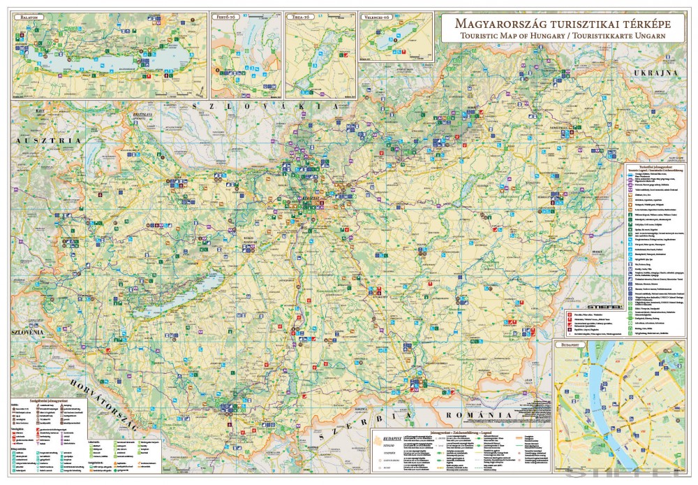 magyarország turisztikai térkép Magyarország turisztikai térképe   Iskolaellátó.hu