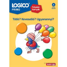   LOGICO Primo feladatkártyák Több? Kevesebb? Ugyanannyi?        