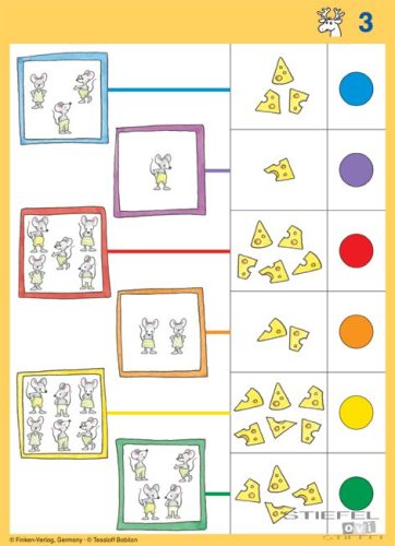 LOGICO Primo feladatkártyák Több? Kevesebb? Ugyanannyi?        