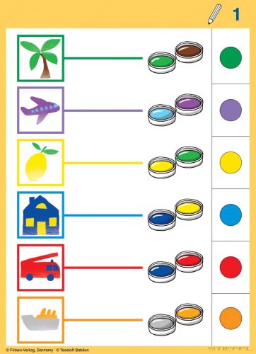 LOGICO Primo feladatkártyák Tarka formák