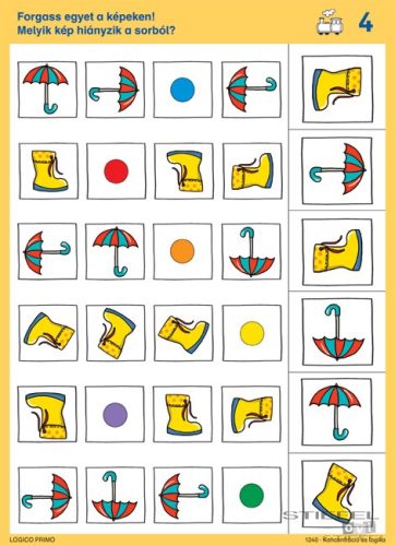 LOGICO Primo feladatkártyák Koncentráció és logika        