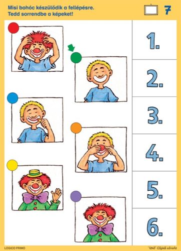 LOGICO Primo feladatkártyák Logikai sorrend