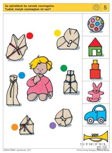 LOGICO Primo feladatkártyák Gyerekszoba