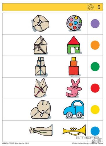 LOGICO Primo feladatkártyák Gyerekszoba