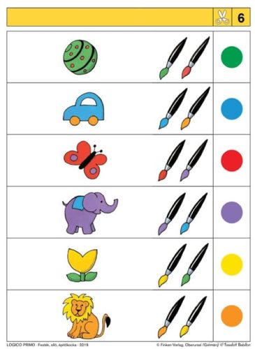 LOGICO Primo feladatkártyák Az állatkertben