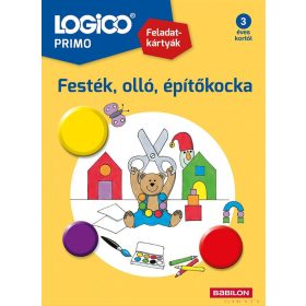 LOGICO Primo feladatkártyák Festék, olló, építőkocka