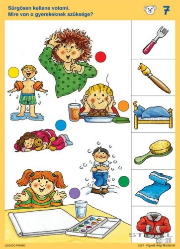 LOGICO Primo feladatkártyák Figyeld meg! Mondd el!