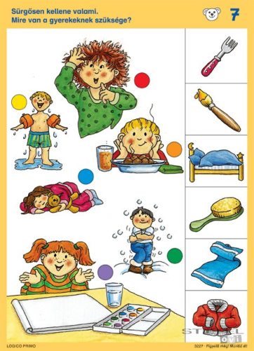 LOGICO Primo feladatkártyák Figyeld meg! Mondd el!