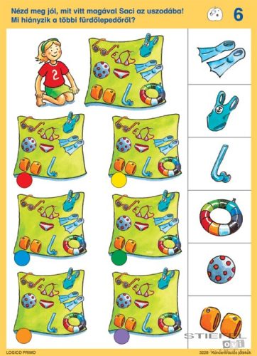 LOGICO Primo feladatkártyák Koncentrációs játékok
