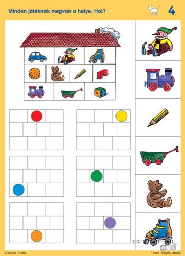 LOGICO Primo feladatkártyák Logikai játékok