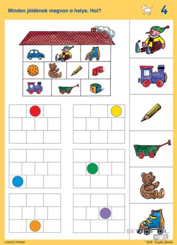 LOGICO Primo feladatkártyák Logikai játékok