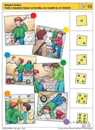 LOGICO Primo feladatkártyák Egy napom