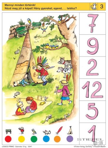 LOGICO Primo feladatkártyák Számolás 12-ig