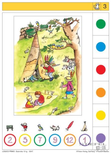 LOGICO Primo feladatkártyák Számolás 12-ig