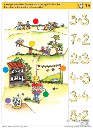 LOGICO Primo feladatkártyák Számolás 12-ig