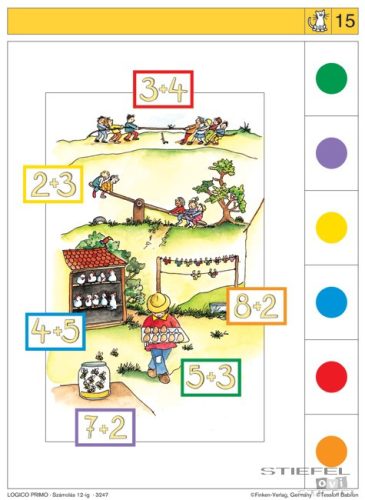 LOGICO Primo feladatkártyák Számolás 12-ig