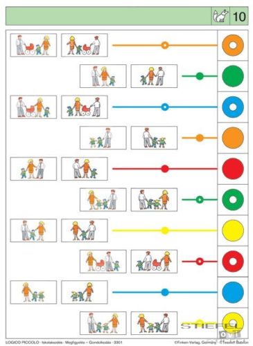 LOGICO Piccolo feladatkártyák Iskolakezdés: Megfigyelés - Gondolkodás