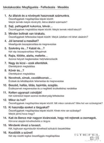 LOGICO Piccolo feladatkártyák Iskolakezdés: Megfigyelés - Felfedezés - Mesélés