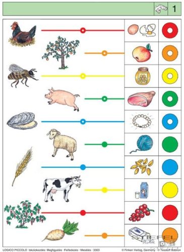 LOGICO Piccolo feladatkártyák Iskolakezdés: Megfigyelés - Felfedezés - Mesélés