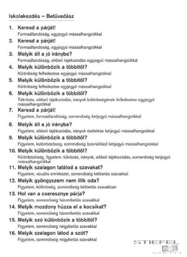 LOGICO Piccolo feladatkártyák Iskolakezdés: Betűvadász